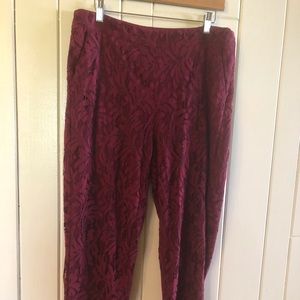 Crown and Ivy Lace pants NWOT 10